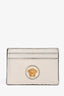 Versace White Leather Medusa Card Holder