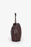 Bottega Veneta Burgundy Intrecciato Leather Medium Dustbag with Chain