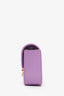 Celine Purple Leather Mini Triomphe Claude Belt Bag