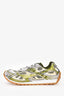 Bottega Veneta Green/White Mesh Sneakers Size 42
