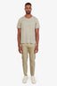 Tom Ford Khaki Cotton Straight Leg Pants Size 32 Men's