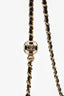 Pre-loved Chanel™ 2021+ Black Leather Disco CC Mini Vanity Crossbody Bag