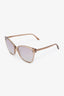 Tom Ford Brown Round Frame Sunglasses