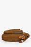 Prada Brown Re-Nylon Logo Smartphone Crossbody Pouch with Strap