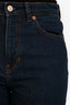 Reformation Blue Denim 'Jax' Stretch High Rise Straight Jeans Size 26