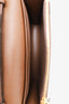 Burberry Brown Leather House Check Hampshire Crossbody Bag