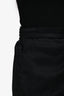 Isabel Marant Étoile Black Linen Mini Ruffle Wrap Skirt Size 38