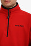 Miu Miu Red Polyester Fleece Quarter-Zip Sweater Size XS Mens