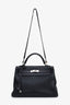 Hermès 2008 Black Togo Crocodile Retourne Kelly 32 Touch With SHW