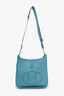 Hermès 2015 Blue Jean Clemence Evelyne 29 with Strap