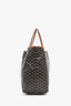 Goyard Black/Brown Coated Canvas Goyardine St. Louis MM Tote Bag with Pouch