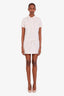 Gucci White Denim GG Jacquard Mini Dress Size 38