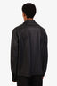 Loro Piana Black Calfskin Leather Reversible Jacket Size L Mens