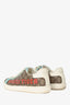 Gucci White/Sky Blue GG Supreme Ace Sneakers Size 38