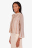 Zimmermann Beige Metallic Cardigan Size 1