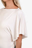 Reformation White Tie Short Sleeve Top Size XS