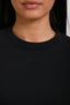 Anine Bing Black Logo Cropped Short Sleeve Sweatshirt Size XS