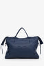 Balenciaga Blue Leather Blackout City Bag With Strap