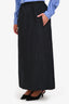 Sofie D'Hoore Black Nylon Long Skirt Size 40