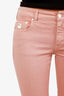 Red Valentino Pink Denim Capri Pants Size 4