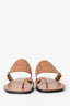 Hermès Gold Leather 'Hera' Sandals Size 36