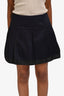 Prada Navy Blue Pleated Mini Skirt Size 40