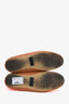 Saint Laurent Orange Suede Boat Shoes Size 44 Mens