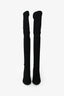 Bottes Highland en cuir suédé noir Stuart Weitzman, taille 5