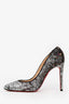 Christian Louboutin Multicolour Sequins Pigalle Pumps Size 39.5