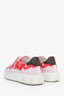 Louis Vuitton Pink/Red Monogram Time Out Sneakers Size 37.5