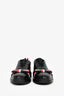 Thom Browne Black Leather Bow Detail Loafers Size 36.5