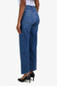 Citizens of Humanity Dark Wash High Rise Straight Leg Unfinished Hem 'Palma' Jean Size 26