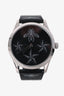 Gucci Black/Stainless Steel Bee and Star G-Timeless Watch