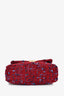 Pre-loved Chanel™ 2020 Purple/Blue Tweed Medium 'Chanel™ 19' Flap Bag
