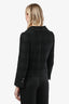 Pre-loved Chanel™ 2006 Black Wool Silk Blend Metallic Tweed Jacket Size 38