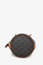 Celine Brown Triomphe Monogram Canvas Small Drawstring Bucket Bag