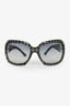Pre-loved Chanel™ Black/White Acrylic CC Sunglasses
