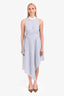 Johnathan Simkhai White/Blue Cotton Striped Dress Estimated Size S