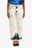 Christian Dior Tie Dye Frayed Edge Jeans Size 34