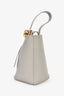 Loewe Grey Leather Pebble Mini Bucket Bag