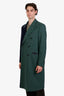 Vivienne Westwood Green/Blue Wool Mini Check Melton Coat Size 50 Mens