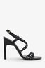 Louis Vuitton Black Monogram Citizen Strappy Sandal Size 38
