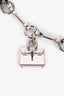 Hermès Silver Tone and Fauve Barenia Leather Bijou Bag Charm