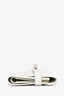 Hermès 2008 White Epsom Leather Kelly Depliant Medium Trifold Wallet