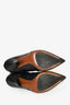 Fendi Black Leather Knit Rockoko Sock Ankle Boots Size 40
