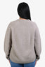 Arch4 Taupe Cashmere Buttoned Cardigan Size L