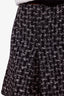 Pre-loved Chanel™ Black/White Wool Cotton Mini Skirt Size 42