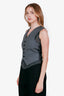 The Frankie Shop Grey Satin Vest Size XS