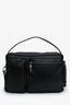 Acne Studios Black Leather Camero Hotel Duffle Bag
