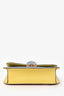 Valentino Light Blue/Green Rockstud Small Glam Lock Shoulder Bag